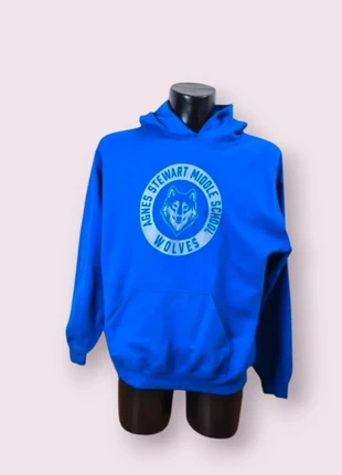 Hoodie a capuche USA Y2K- Agnes Stewart Middle School Wolves -Y2K- Bleu - M, marque: Vintage Dressing, état: Très bon état, taille: M, 15,00 €, 16,45 € Protection acheteurs incluse
