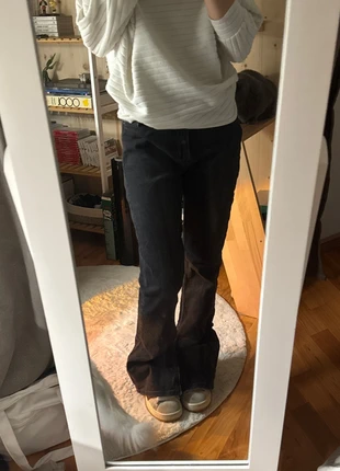 wide leg black jeans, marke: Zara, zustand: Sehr gut, größe: M / 38 / 10, 16,00 €, 17,50 € inklusive Vinted-Käuferschutz