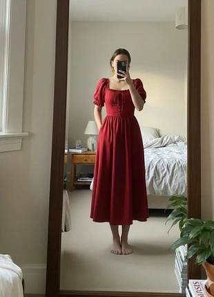 Magnifique Robe Rouge Bohème - Taille S, brand: Willow & Wren, condition: Very good, size: S / 36 / 8, €49.99, €53.19 includes Buyer Protection