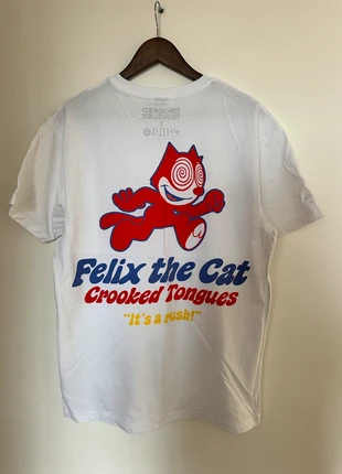 Crooked Tongues x Felix The Cat T-shirt, brand: Crooked Tongues, condition: Very good, size: S, £10.00, £11.20 includes Buyer Protection