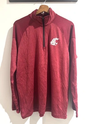 Champion Elite Washington State Cougars Quarter-Zip Pullover Red Size L, brand: Champion, condition: Very good, size: L, £18.00, £19.60 includes Buyer Protection