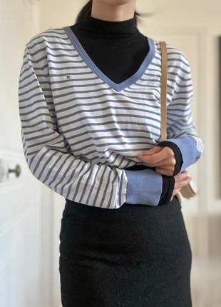 Pull rayé <Tommy Hilfiger> coton, marca: Tommy Hilfiger, estado: Muy bueno, tamaño: L / 40 / 12, 13,00 €, 14,35 € Protección al comprador incluida