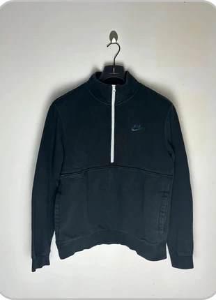 Sweat Nike noir col montant demi-zip – taille M, marque: Nike, état: Très bon état, taille: M, 10,00 €, 11,20 € Protection acheteurs incluse