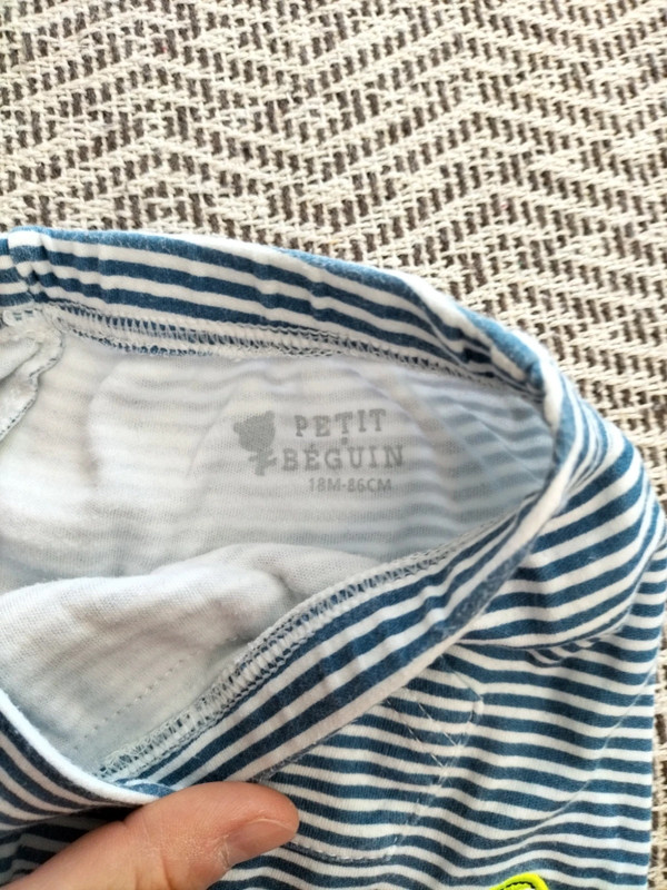 Ensemble t-shirt et Short 18 mois petit béguin - photo numéro 5