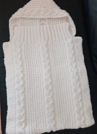 Nid d'ange en tricot, état: Neuf sans étiquette, taille: 1-3 mois / 56 cm, 8,00 €, 9,10 € Protection acheteurs incluse