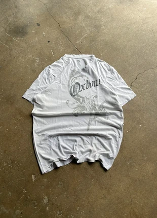 Tee Shirt Oxbow Vintage 90’s Blanc Floqué Noir Y2K Manches Courtes, marque: Oxbow, état: Très bon état, taille: L, 25,00 €, 26,95 € Protection acheteurs (Pro) incluse