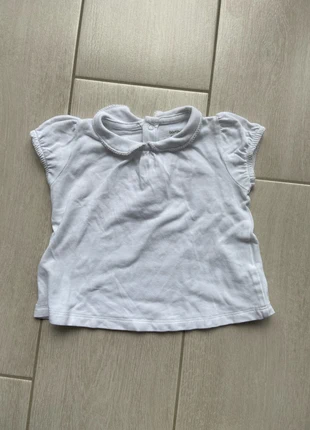 Tee shirt col clodine, marca: Bout'chou, estado: Muito bom, tamanho: 9-12 meses / 74 cm, €1.00, €1.75 inclui Proteção do Comprador