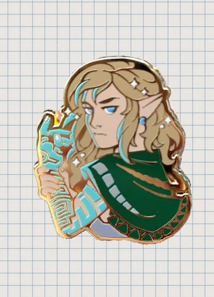 Totk pin hard enamel, merk: Japan Style, staat: Nieuw zonder prijskaartje, € 8,50, € 9,63 inclusief Kopersbescherming