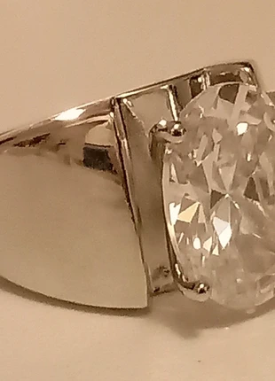 Bague Zirconia Vintage en Argent, marca: Bague Zircone Vintage Argent, estado: Novo sem etiquetas, tamanho: 17,3 mm Ø / 14,5, €35.00, €37.45 inclui Proteção do Comprador