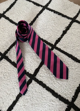 Nieuw new pink blue stripe striped El Cravatte tie blauw roze brede streep stropdas (7cm), merk: EL CRAVATTE, staat: Nieuw zonder prijskaartje, € 18,99, € 20,64 inclusief Kopersbescherming