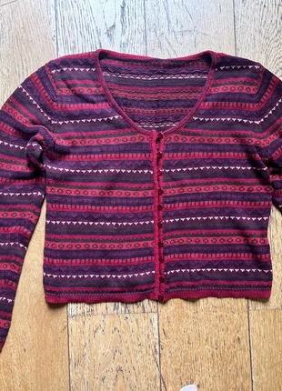 Gilet cardigan rayures vintage, brand: Vintage Dressing, condition: Very good, size: S / 36 / 8, €5.00, €5.95 includes Buyer Protection