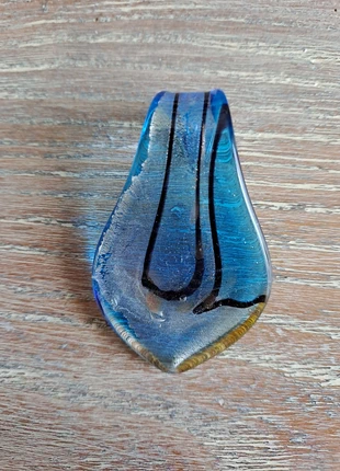 Pendentif verre pailleté, marca: Fabrication Artisanale, estado: Novo sem etiquetas, €4.00, €4.90 inclui Proteção do Comprador