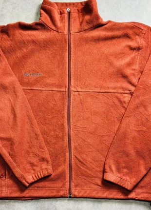 Veste polaire Columbia corail – logo brodé noir – taille XL homme – outdoor / sportswear, état: Très bon état, taille: XL, 20,00 €, 21,70 € Protection acheteurs incluse