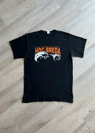 T-shirt noir Harley Davidson vintage black tee fruit of the loom taille L, merk: Fruit of the Loom, staat: Heel goed, maat: L, € 10,00, € 11,20 inclusief Kopersbescherming Pro