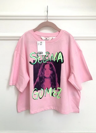 T-shirt corta oversize con stampa H&M, marca: H&M, estado: Novo com etiquetas, tamanho: 11 anos / 146 cm, €10.00, €11.20 inclui Proteção do Comprador