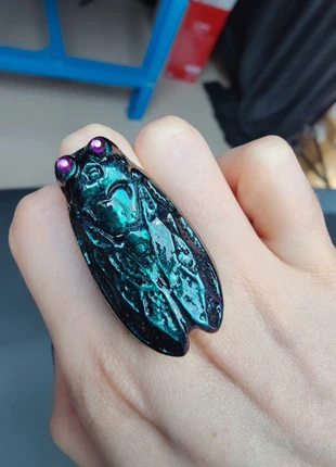 Anillo insecto duocromo, marque: LUZ, état: Neuf sans étiquette, taille: Ajustable, 6,00 €, 7,00 € Protection acheteurs incluse