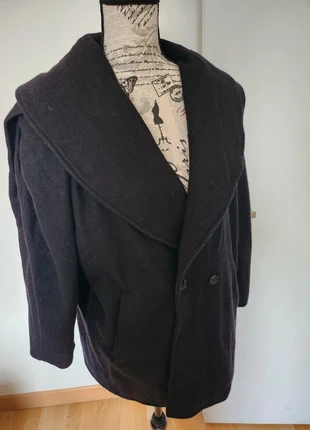 Superbe Manteau oversize noir col châle – chic & cosy, estado: Muy bueno, tamaño: M / 38 / 10, 10,00 €, 11,20 € Protección al comprador incluida