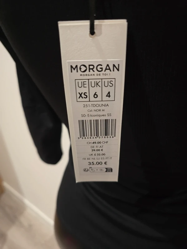 Top Morgan taille XS - photo numéro 4