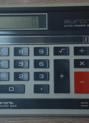 Authentique calculatrice vintage Aurora - Fonctionne !, brand: Aurora, condizioni: Nuovo senza cartellino, €10.00, €11.20 include la Protezione acquisti