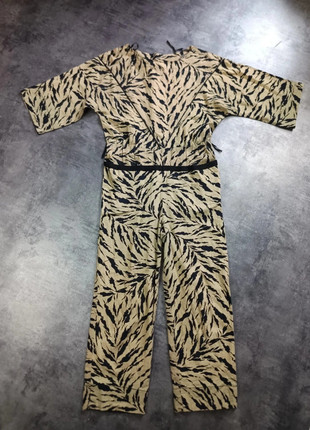 Combinaison C&A vintage 100% coton jaune clair / tigré avec boutons détachable aux épaules - size 36, marke: Vintage Dressing, zustand: Sehr gut, größe: S / 36 / 8, 8,90 €, 10,05 € inklusive Vinted-Käuferschutz