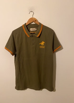 Polo homme XL kaki américain collège 100% coton vintage, marca: American College, estado: Muito bom, tamanho: XL, €10.00, €11.20 inclui Proteção do Comprador