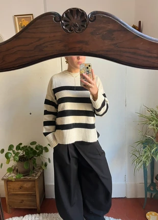 Pull Bershka à rayures, marque: Bershka, état: Neuf sans étiquette, taille: S / 36 / 8, 15,00 €, 16,45 € Protection acheteurs incluse