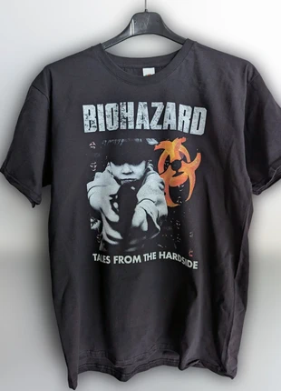T-shirt nera | Biohazard| Tales from the hard side, merk: nobrand, staat: Heel goed, maat: M, € 13,00, € 14,35 inclusief Kopersbescherming Pro