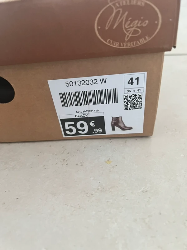 Bottine à talon taille 41 atelier mégis - photo numéro 6