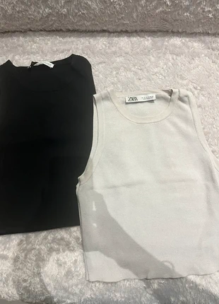 Lot deux top, marca: Zara, estado: Muy bueno, tamaño: S / 36 / 8, 5,00 €, 5,95 € Protección al comprador incluida