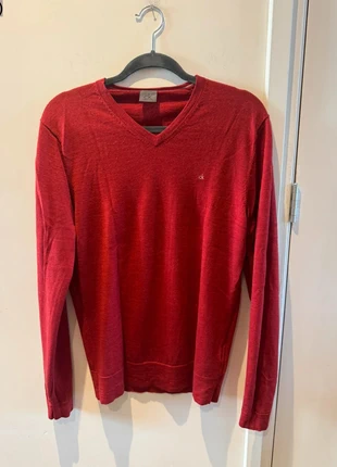 Calvin Klein wool knit jumper with v neck size M, marque: Calvin Klein, état: Très bon état, taille: M, 5,00 €, 5,95 € Protection acheteurs incluse