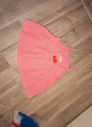 Tunique a bretelles vichy rouge, marke: Kitiwatt, zustand: Sehr gut, größe: 18–24 Monate / 86, 1,00 €, 1,75 € inklusive Vinted-Käuferschutz