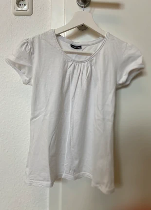 Ballerina Baby Tee – Puffärmel & Dekolleté‑Falten, Crash One, 158/164, merk: CRASH ONE, staat: Heel goed, maat: XS / 34 / 6, € 2,00, € 2,80 inclusief Kopersbescherming