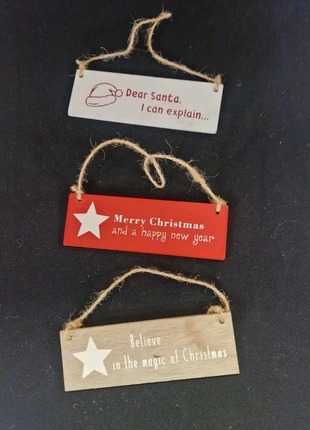 3 houten bordjes, marque: onbekend, état: Très bon état, 3,00 €, 3,85 € Protection acheteurs incluse