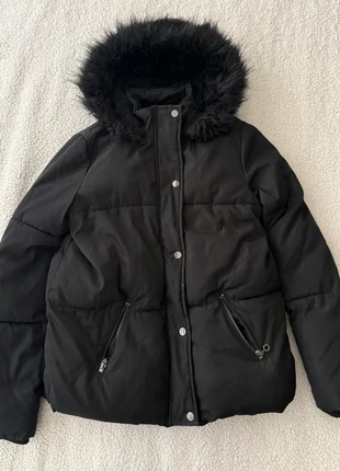 F&F Black Puffer Jacket with Faux Fur Hood – Size 13–14Y / Women’s S, brand: F&F, condition: Very good, size: S / UK 8-10, £10.00, £11.20 includes Buyer Protection