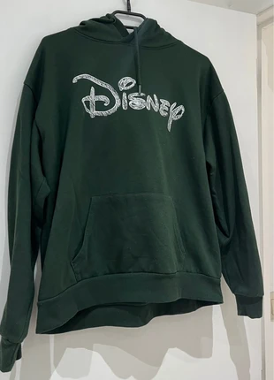 Dark Green Disney Hoodie, marca: Disney, estado: Bom, tamanho: L, €3.00, €3.85 inclui Proteção do Comprador