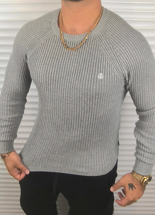 Pull Blackely Gris Côtelé - Taille s, marca: Blakely, estado: Muito bom, tamanho: S, €24.90, €26.85 inclui Proteção do Comprador