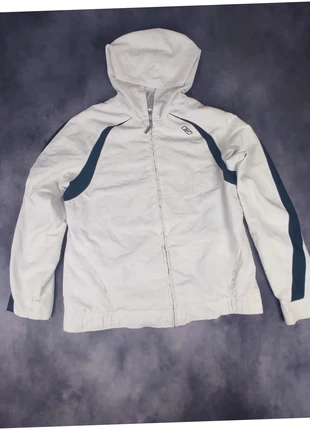 Reebok Veste Blanche À Capuche Légère Lignes Marines Taille S “201”, merk: Reebok, staat: Heel goed, maat: S, € 16,00, € 17,50 inclusief Kopersbescherming Pro
