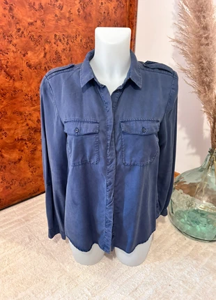 Chemise bleu marine femme Etam – taille 40 – fluide et élégante, marca: Etam, estado: Muy bueno, tamaño: L / 40 / 12, 13,99 €, 15,39 € Protección al comprador incluida