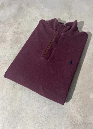 Pull Half zip 1/4 zip col camionneur Ralph Lauren golf bordeaux taille M, brand: Polo Golf Ralph Lauren, condition: Very good, size: M, €47.00, €50.05 includes Buyer Protection