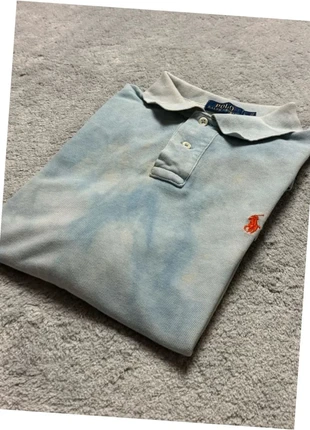 Polo Ralph Lauren 100% coton coupe Custom Fit bleu claire, blanc, rouge brodé pour homme - L, marca: Ralph Lauren, estado: Bueno, tamaño: L, 11,00 €, 12,25 € Protección al comprador Pro incluida
