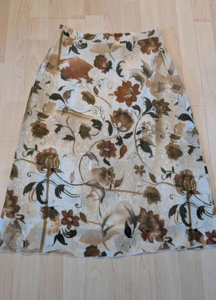 Jupe longue vintage gévana imprimé fleuri automne, marque: Gévana, état: Très bon état, taille: XL / 42 / 14, 8,00 €, 9,10 € Protection acheteurs incluse