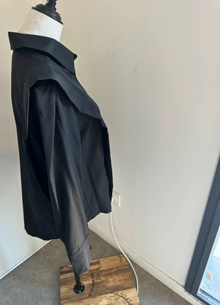 Chemise femme noire chic blouson, marca: Shein, estado: Novo sem etiquetas, tamanho: L / 40 / 12, €8.00, €9.10 inclui Proteção do Comprador