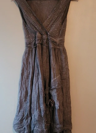 Grey lagenlook layered dress, brand: Vintage Dressing, condition: Very good, size: S / 8, £5.00, £5.95 includes Buyer Protection
