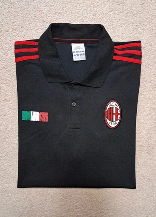 Polo Adidas L Ac Milan 2012 Noir Rouge Vintage Retro Y2k Old Money, brand: adidas, condizioni: Ottime, taglia: L, €40.00, €42.70 include la Protezione acquisti Pro