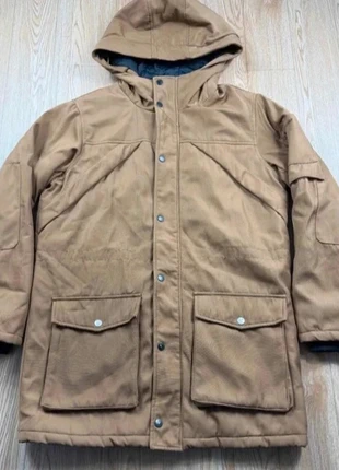 Manteau marron à capuche Bershka taille S intérieur molletonné noir Parka parfait état Ref #69, marke: Bershka, zustand: Sehr gut, größe: S / 36 / 8, 12,40 €, 13,72 € inklusive Vinted-Käuferschutz