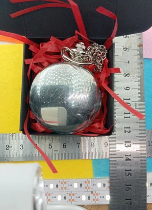 Montre à gousset avec la boîte, marca: Broche.fr, estado: Muito bom, tamanho: 47 mm ou mais, €5.00, €5.95 inclui Proteção do Comprador Pro