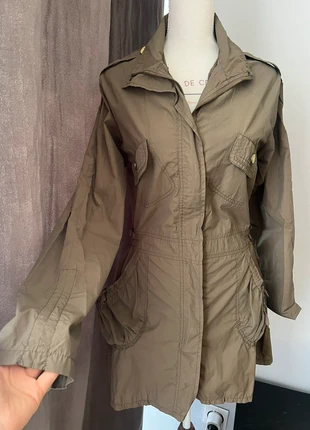 Veste saharienne kaki Creeks à poches et ceinture ajustable - Taille 1, brand: Creeks, condition: Very good, size: S / 36 / 8, €9.00, €10.15 includes Buyer Protection