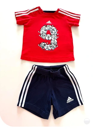 Ensemble tee-shirt et short Adidas Taille 3/6 mois, brand: adidas, condition: Very good, size: 6-9 months / 68 cm, €15.00, €16.45 includes Buyer Protection Pro