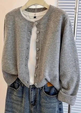 🩶 Cardigan gris chiné taille S, brand: LOOK, condition: Very good, size: S / 36 / 8, €29.90, €32.10 includes Buyer Protection