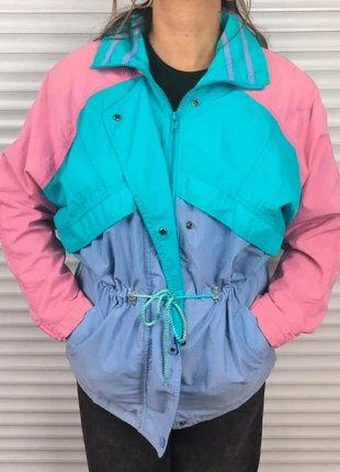 Veste London Fog Vintage Colorblock 80s/90s – Taille L, brand: Vintage Dressing, condition: Very good, size: L / 40 / 12, €50.00, €53.20 includes Buyer Protection